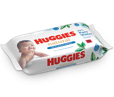 Huggies+ fibre naturali + natural care + soffici+ morbide+ pure extra care