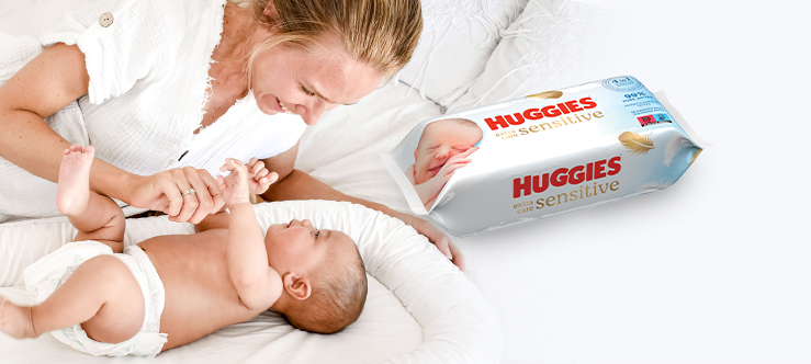 Huggies+ fibre naturali + natural care + soffici+ morbide+ pure extra care