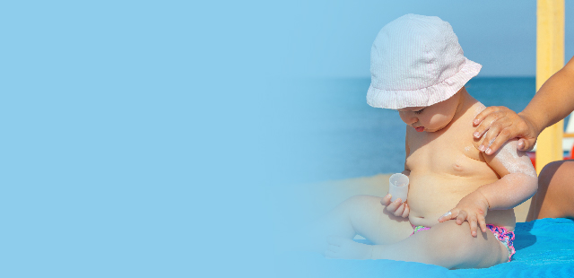 Bambino + Sicurezza + Acqua + Protezione solare + Bambini